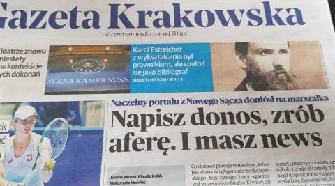 Nakłam, nazmyślaj, zrób aferę, czyli "Gazeta Krakowska" ma newsa