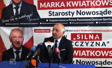 ​Starosta Marek Kwiatkowski rozpoczął dziś kampanię wyborczą swego komitetu